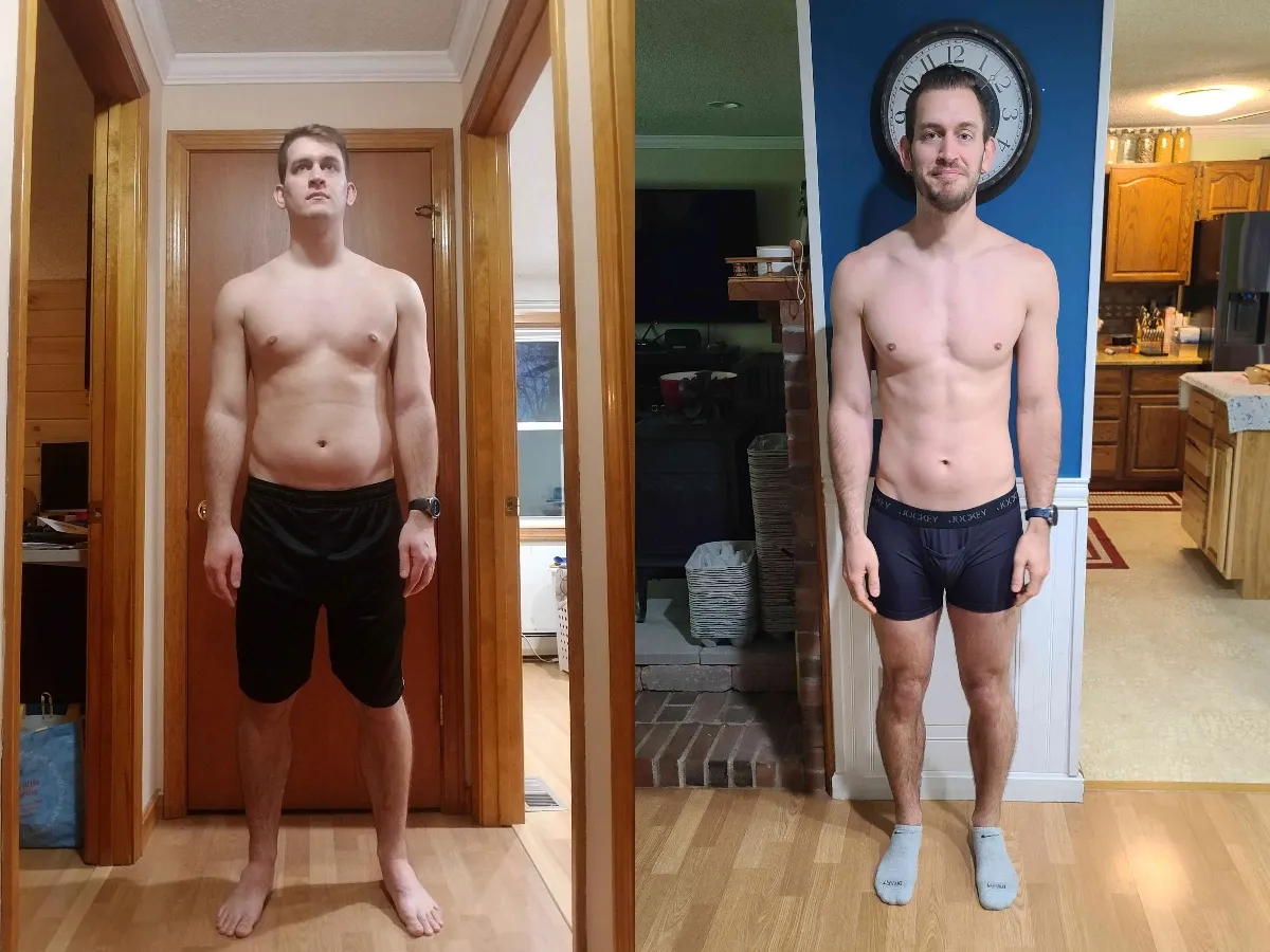 Gabe — before and after