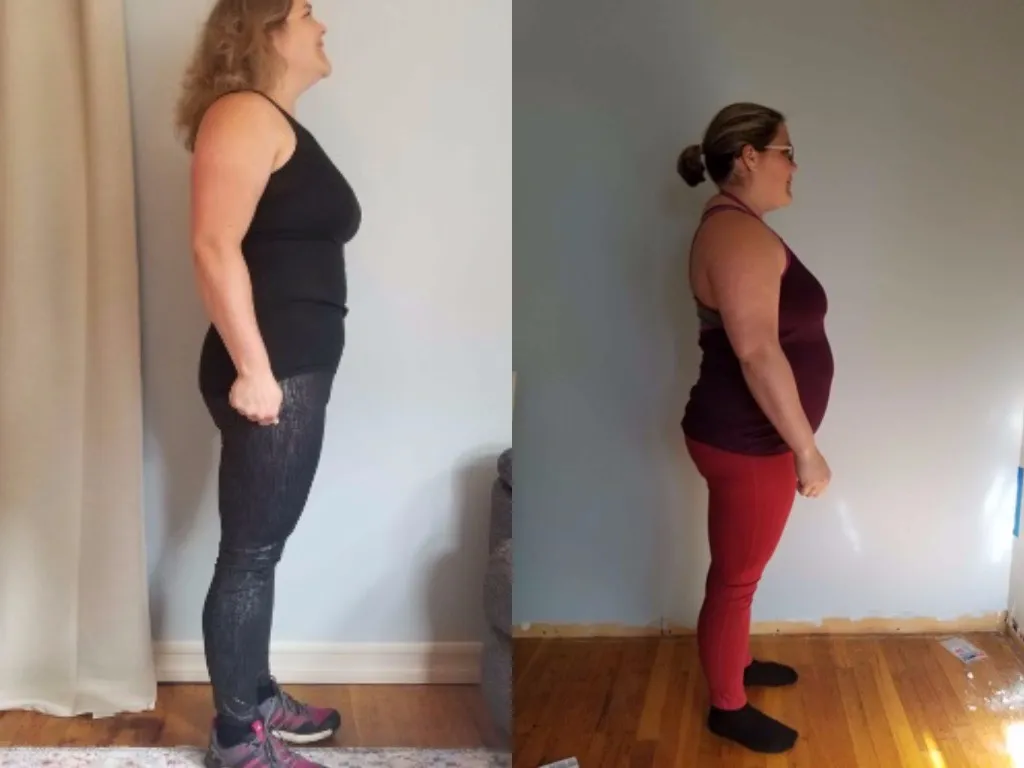 Maria — before and after