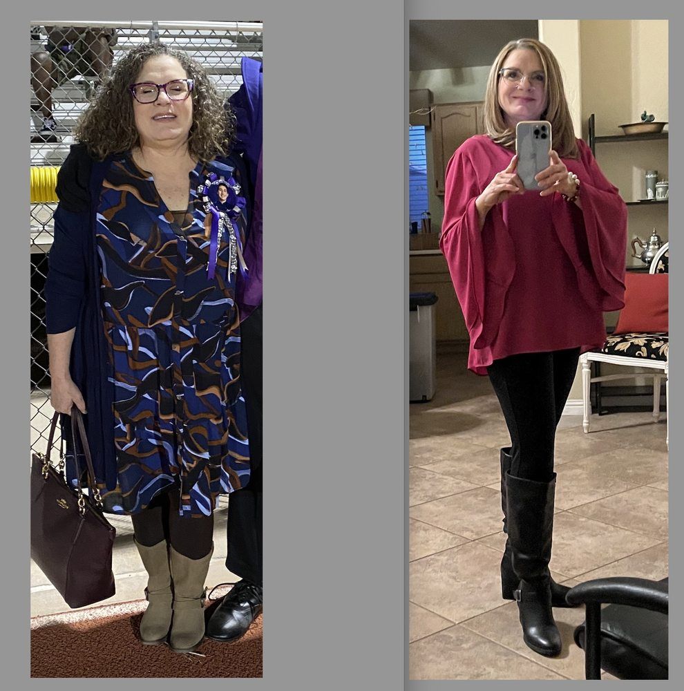 Marci — before and after