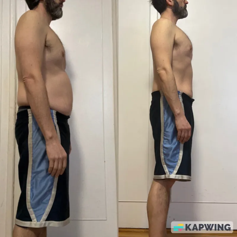 Josh — before and after